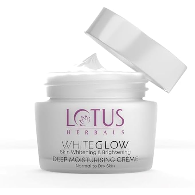 Lotus HERBALS WHITE GLOW SKIN WHITENING AND BRIGHTENING DEEP MOISTURISING CRME SPF 20 PA+++, 40 G - Image 1